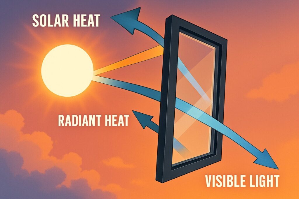 A image showcasing how Energy-Efficient Windows works