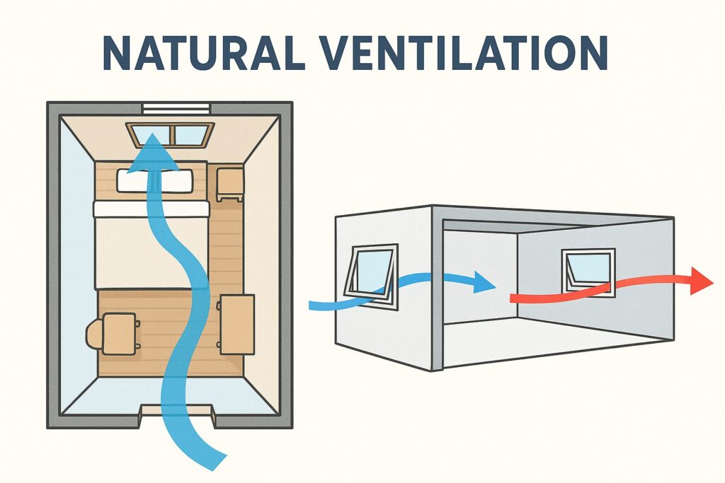 A image showcasing natural ventilation