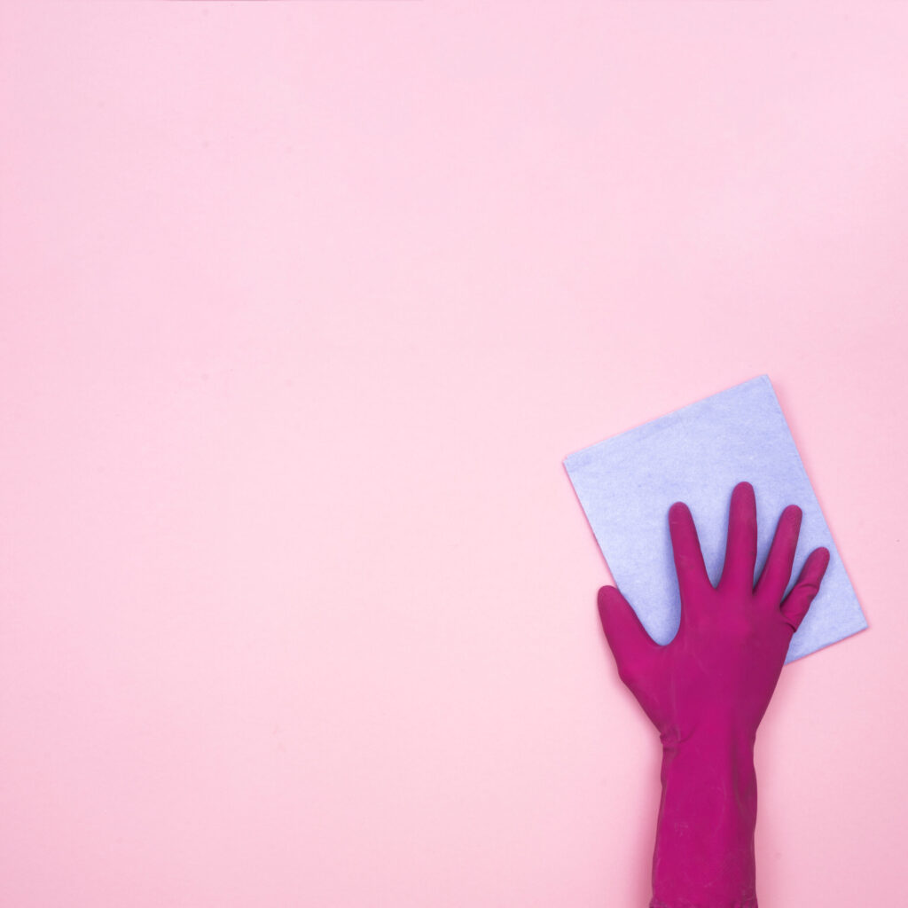 close up of microfiber cloth